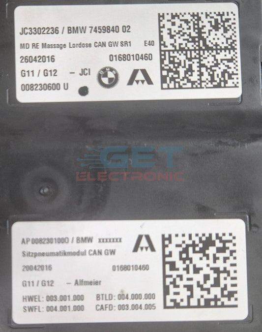 BMW active seat massage and lumbar control module repair service
