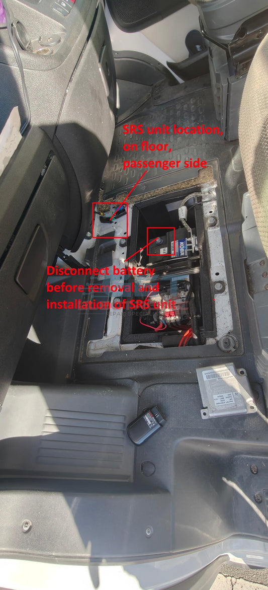 fiat  ducato SRS airbag reset - Internal error repair