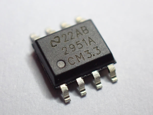 LP2951A, LP2951AC 22AB 3.3V 1OOmA Low-Dropout Voltage Regulators - SOIC-8