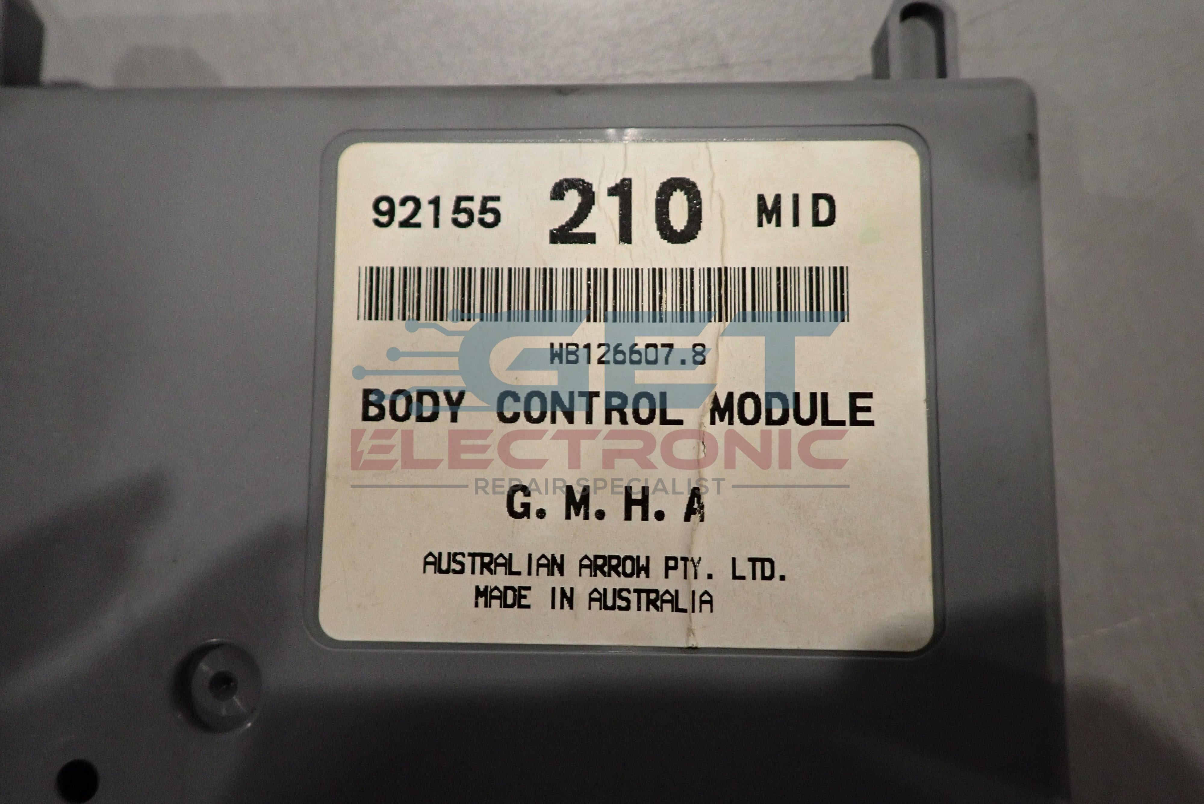 Holden BCM module - Indicator Sticking on 92166 210 MID – Get Electronic NZ