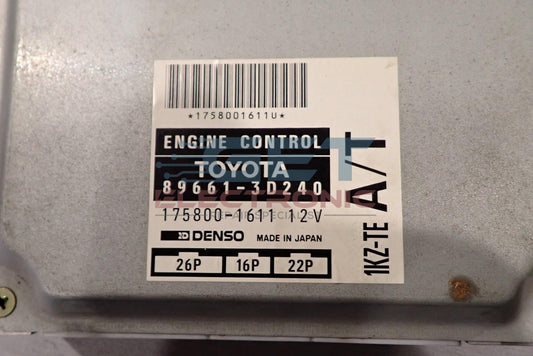 1KZ-TE ECU 89661-3D240  -175800 1611