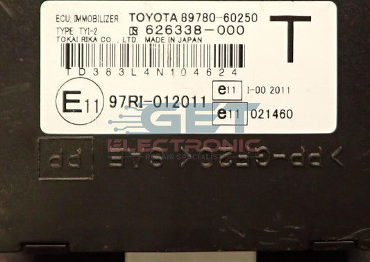 Toyota Land Cruiser Key Transponder computer