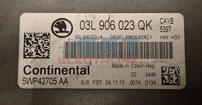 Golf Mk 6  / Skoda Rapid Engine control unit  - Repair - Injector short