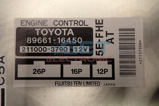 Toyota  Cynos Engine contol  89661-16450 Years  1994- 1997