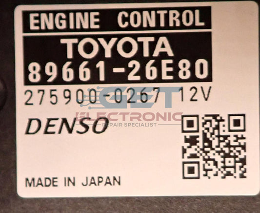 Toyata Engine ECU 89661-26E80 - O2 sensor input