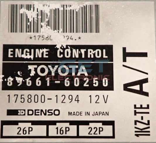 Toyata 1kz ECU repair 89661-60250
