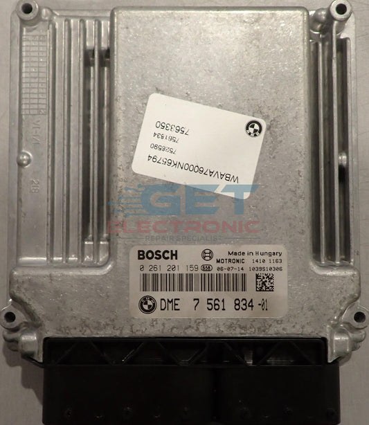 BMW ECU 0 261 201 159 Water Damage Repair /  Cloning service