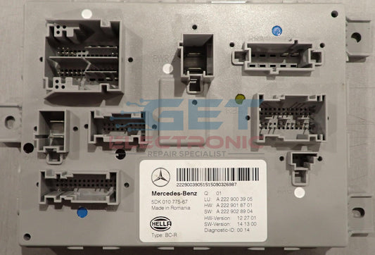 Mercedes C-Class Rear BCM SAM Module Repair / Cloning Service