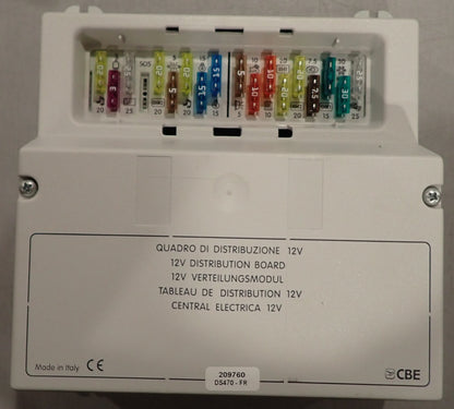 Motorhome CBE DS470 12V distribution board Repair