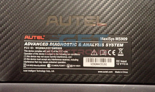 Autel MS909 Charging Fault  + Display repair Service