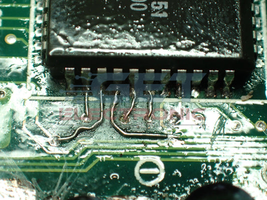 Track Damage Caused by Water ingress or Capacitor damage