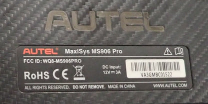 Autel MS906 Pro Internal Error + Display repair Service