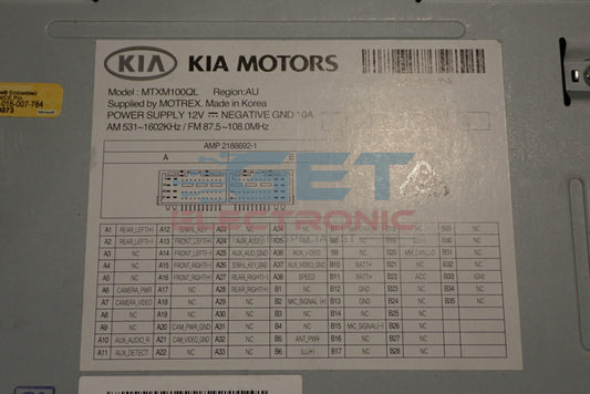 Kia Infotainment Unit Repair