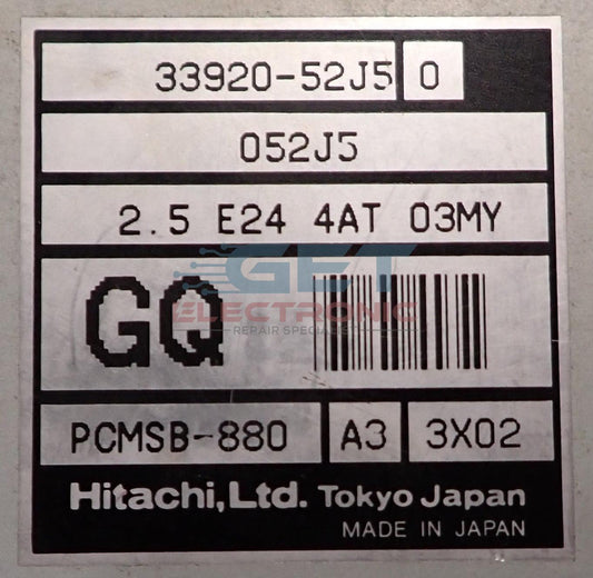 Suzuki Grand Vitara 2004 ECU repair service