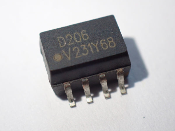 ILD206T D206 Optocoupler Phototransistor Out put Dual Channel - SOP8