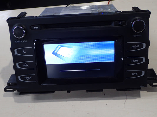 Toyota Hilux Highlander Kulger Radio unit touch screen - Broken LCD, display faulty repair service.  Digitizer repair.