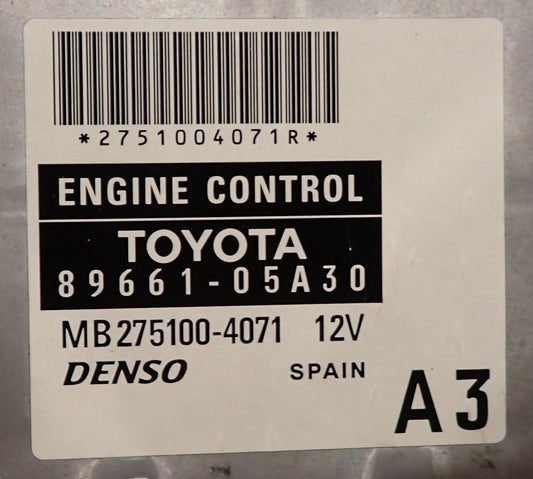 Toyota Avensis ECU Repair - vehicle not starting fault