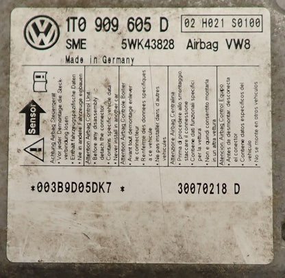 VW Touran Mk1 (1T1 / 1T2) SRS Airbag Module Repair Service