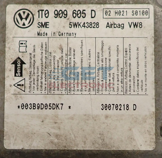 VW Touran Mk1 (1T1 / 1T2) SRS Airbag Module Repair Service