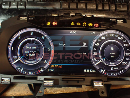 Audi VW Golf Tiguan - Virtual cockpit  NO  LCD display - Intermittant