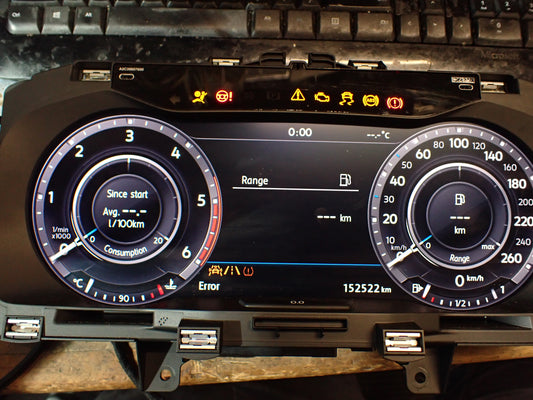 VW Golf Full LCD Instrument cluster - No Sound