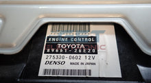 Toyota Engine ECU 89661-26E20 1KD