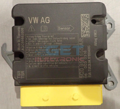VW SRS unit Tiguan B2000 Internal fault, control module defective SRS unit reset