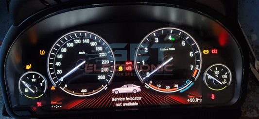 BMW F Series Instrument cluster  - Half LCD version  - Speedometer LEDs Flickering