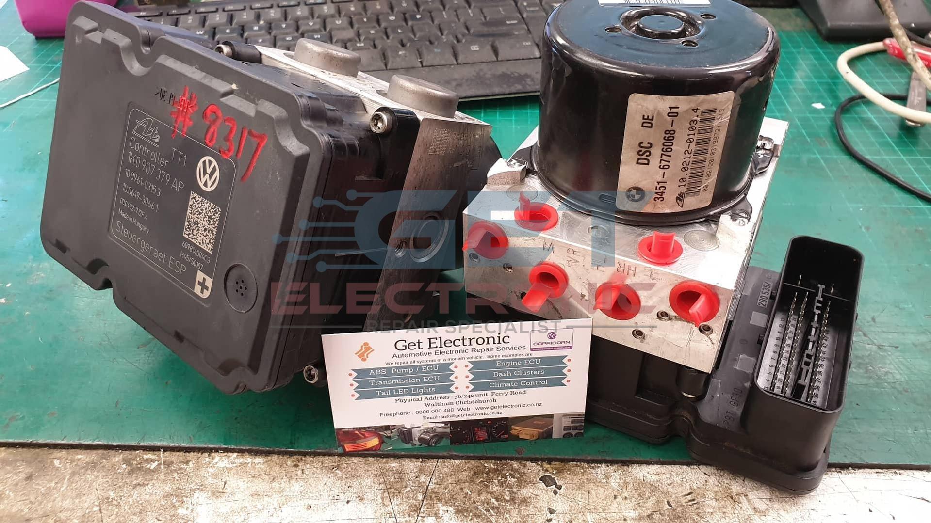 ATE ABS/ESP Hydraulic Unit Repair Pump Motor Failure – Get Electronic NZ