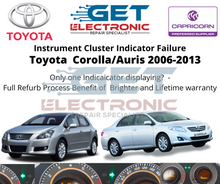 Toyota Corolla/Auris 2006-2013  Instrument Cluster - Indicator failure