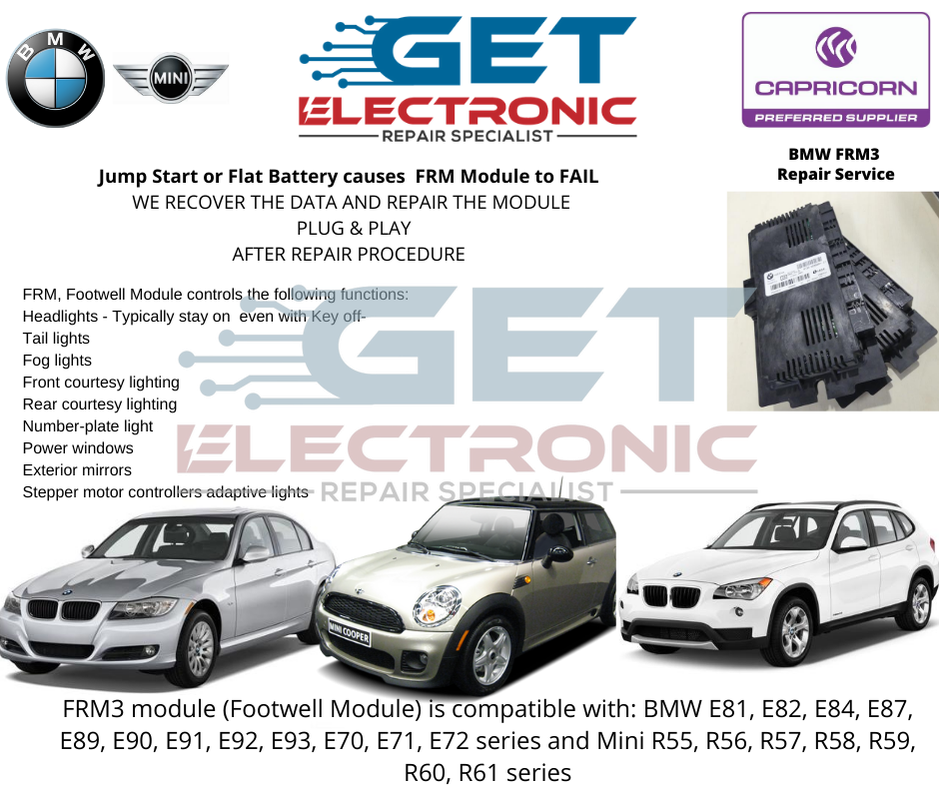 Mini Cooper R 56 Servicio Reparación Módulo Reposapiés Bmw Mini R55 R56 R57 R58 Garmin R10