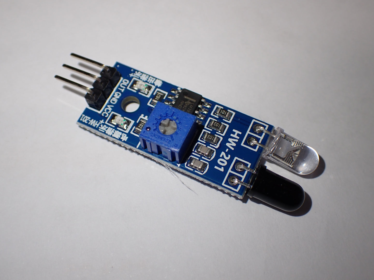 HW-201, Obstacle Avoidance Sensor Module,  IR Infrared Photoelectric Reflection Sensor