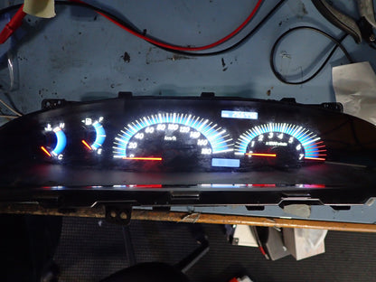 Toyota estima instrument cluster repair - Back lighting fault.