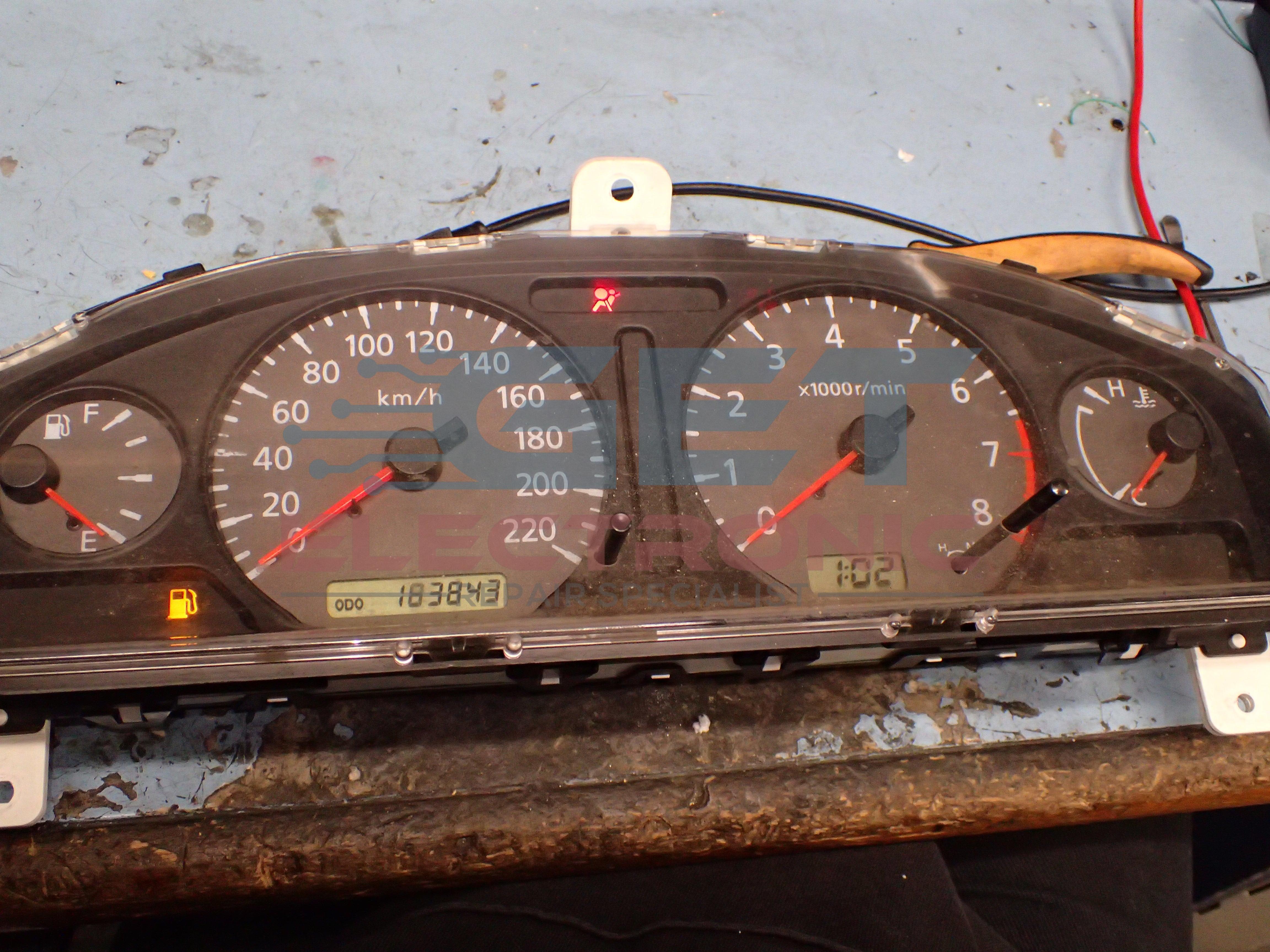 Nissan pulsar instrument cluster repair - Fuel gauge - SRS light – Get ...