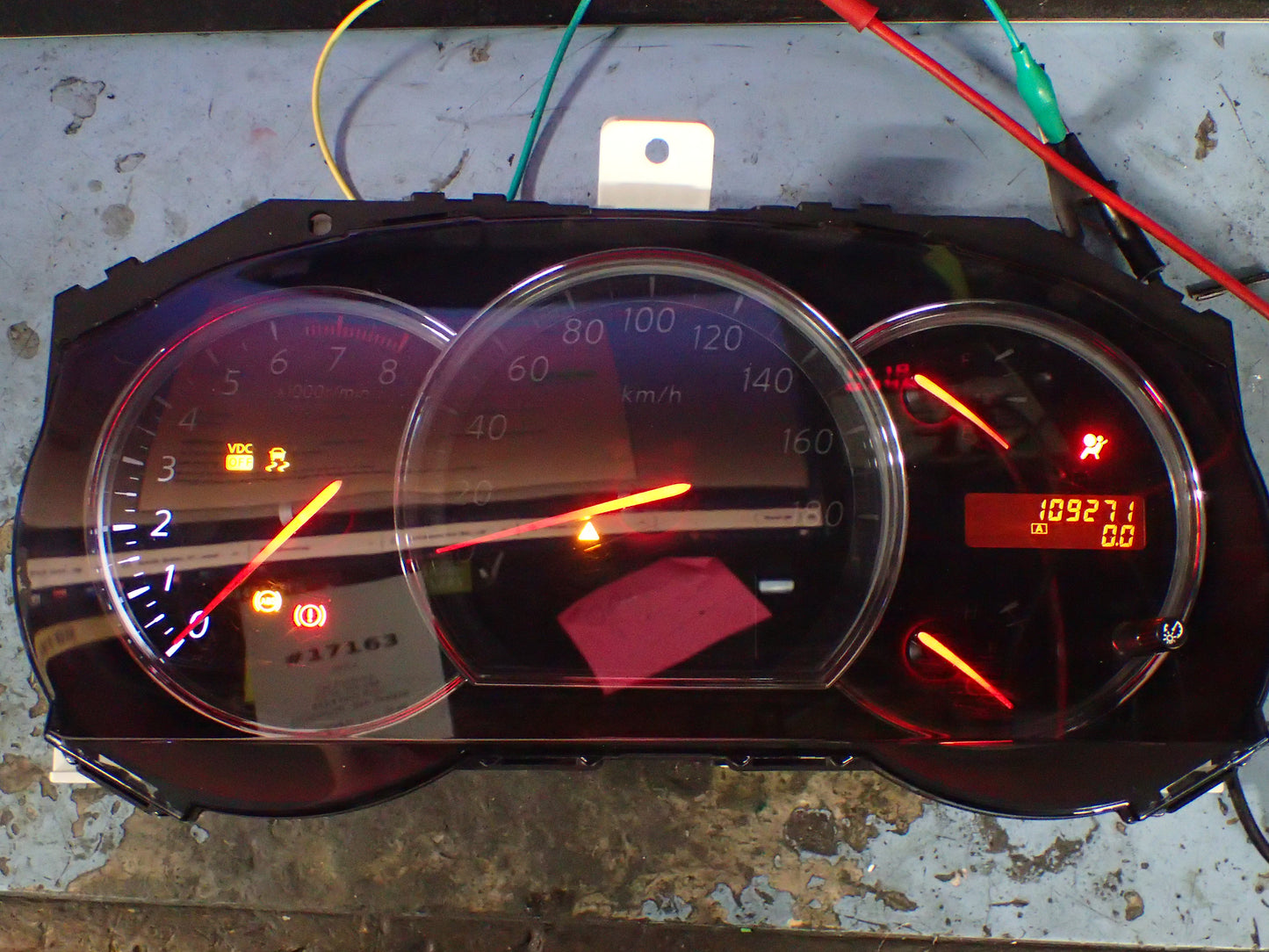 NISSAN TEANA Back lighting Instrument Cluster repair