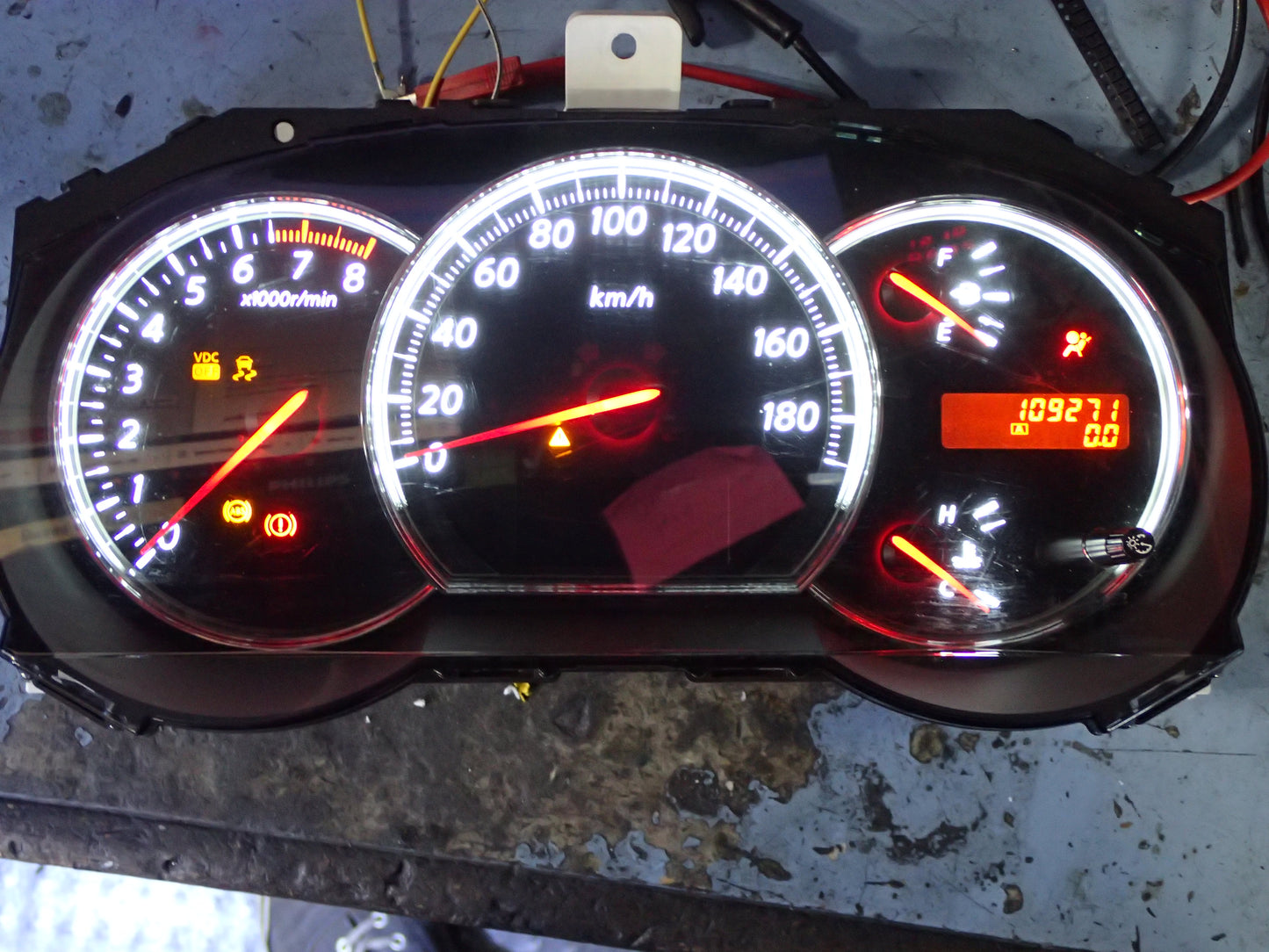 NISSAN TEANA Back lighting Instrument Cluster repair