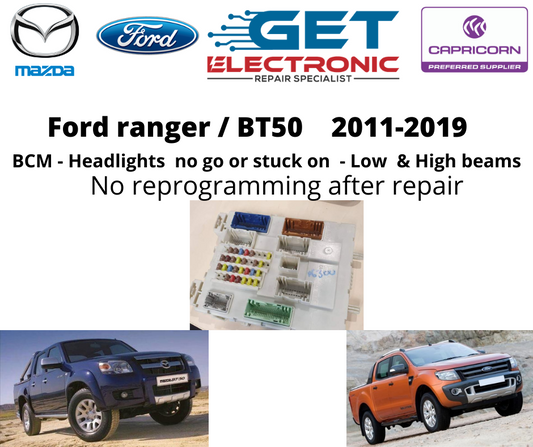 FORD RANGER / BT50  2011 -2019 - BCM Headlight Failure- Repair