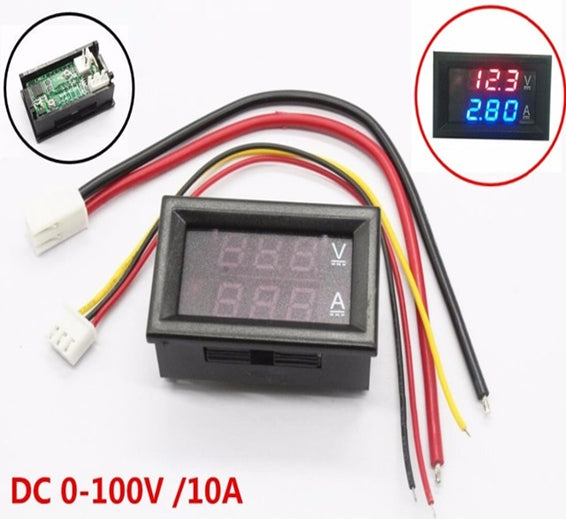 J4A-M-DSN-VC288 Digital LED voltmeter current meter Panel 100v 10amp