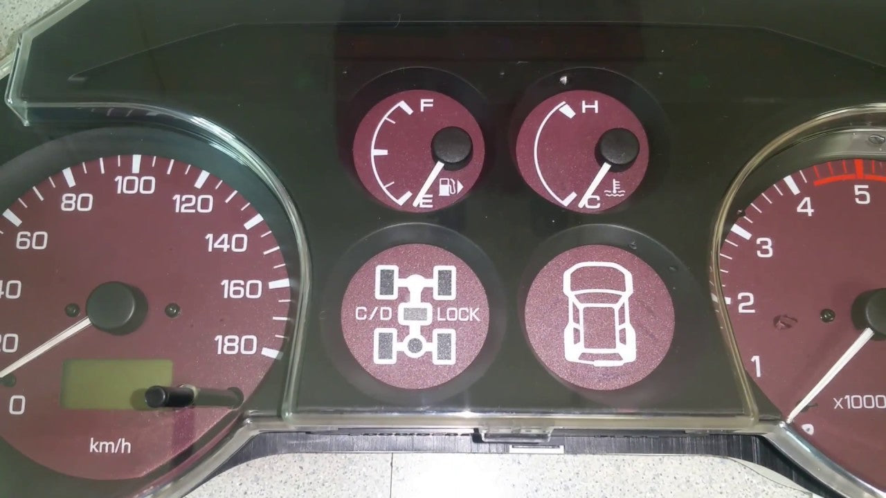 Pajero Instrument Cluster  - Fuel Temp Gauge Repair